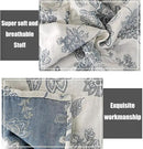 MSGKV Boho Throw Blanket for Couch Sofa Bed Decor, 100% Cotton Blankets Warm Versatile KnitWoven Blanket, Super Soft Warm & Decorative Blanket for Sofa Bed Living Room, 78''Wx 90''L by CozyNest Decor