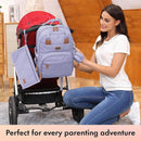 Dikaslon Diaper Bag Backpack with Portable Changing Pad, Pacifier Case and Stroller Straps, Large Unisex Baby Bags for Boys Girls, Multipurpose Travel Back Pack Moms Dads, Taro Purple by TinyTreasures Baby Boutique