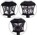 Alpine Corporation Solar-Powered Nature Inspired Pathway Lights, 3-Piece by GreenHaven Gardens