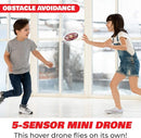 Force1 Scoot Hand Operated Drone for Kids or Adults - Hands Free Motion Sensor Mini Drones, Easy LED Indoor Rechargeable UFO Toy Flying Orb Ball Drone Toys for Boys and Girls (Red) by TinyTreasures Baby Boutique