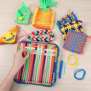 IQKidz Weaving Loom Kit Toys, DIY Arts and Crafts for Kids and Adults, Ideal Gifts for Girls Ages 5 6 7 8-12 13, Easy Potholder Loom Knitting Activity for Beginners, 224 Craft Loops by TinyTreasures Baby Boutique