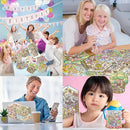 DIY 3D Sticker Scene，8 Sets Pack（500+）, Reusable Sticker Book, Cute Sets for Free Combination, Cute Waterproof for Anywhere, Crafts Party Favors Birthday Gift by TinyTreasures Baby Boutique