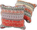 NEWLAKE Striped Classical Style Cotton Throw Pillow Covers (2 Pieces, 18X18 Inch) by CozyNest Decor