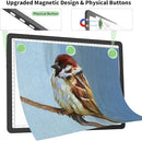 Phylosal Rechargeable A4 Light Pad with Carry Bag, Ultra-Thin Magnetic Tracing Light Box for Drawing, Diamond Art Painting Light Board with Side Button, Super Bright Light Table for Sketching (Black) by TinyTreasures Baby Boutique