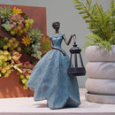 Guichifun Fairy Statues Solar Outdoor Lights - Resin Garden Figurines Decorations for Patio Yard Lawn Decor Housewarming Gardening Gifts for Women Mom 7.4 x 5.3 x 12 Inch by CozyNest Decor