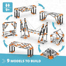 Engino- STEM Toys, Structures, Buildings & Bridges, Building Toys for Kids 9+, STEM Projects, Creative Engineering Kit, Gifts for Boys & Girls (9 Model Options) by TinyTreasures Baby Boutique