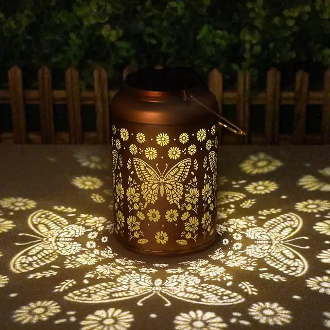 2 Pack Butterfly Solar Lanterns Outdoor Waterproof - Hanging Butterflies Solar Lights Garden Decor, Birthday Gifts for Women, Mom, Mothers Day Gifts, Outdoor Decor for Patio, Yard, photo 3 of 8