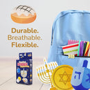 BioSwiss Bandages, Hanukkah Shaped Self Adhesive Bandage, Latex Free Wound Care, Fun First Aid Kit Supplies for Kids and Adults, 24 Count by TinyTreasures Baby Boutique