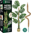 48'' Bendable Moss Pole Monstera Plant Support for Climbing Indoor Plants - Stakes for Potted Climbers - Tall Sticks Indoor Trellis for Houseplants - Accessories for Monstera Pot by GreenHaven Gardens