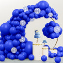 JOYIN 150 Pcs Royal Blue Balloons, Different Sizes 18 12 10 5 Inch Royal Blue Latex Balloon Arch Kit with Instruction for Birthday Party Graduation Wedding Holiday Decoration by TinyTreasures Baby Boutique
