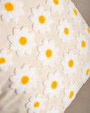katre home madame & textile Throw Pillow Cover – Handcrafted Daisy Design on Natural Cotton – 18x18 inch – Decorative Punch Needle Cushion Cover – Boho Floral Accent Pillowcase by CozyNest Decor