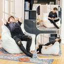 Bean Bag Chair with Filler, Bean Bag Sofa Chair with Tufted Soft Armrests Plush Lazy Sofa Comfy Chair,Large BeanBag Chair for Adults in Livingroom, Bedroom by CozyNest Decor