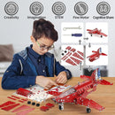 Lucky Doug STEM Building Projects Model Airplane Set - Building Toys for Kids Ages 8-12, Assembly Science Kit for Boys 7 8 9 10 11 Years Old by TinyTreasures Baby Boutique