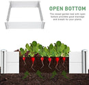 4' x 2' Vinyl Raised Garden Bed Screwless Planter Box for Gardening, Whelping Pen and More by GreenHaven Gardens