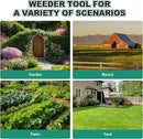 Berry&Bird Triangle Hoe, 60'' Winged Weeder Garden Hoes with Long Wood Handle, Gardener Stainless Steel Warren Hoe, Garden Weeder Hoe Tool for Quickly Weeding, Edging and Gardening Tools by GreenHaven Gardens