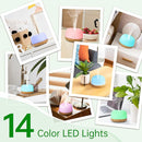 ASAKUKI Essential Oil Diffuser, 300ml Ultrasonic Aromatherapy Oil Humidifier with 7 Colors Lights 2 Mist Mode for Home by TinyTreasures Baby Boutique