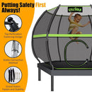 Trampoline for Kids, Heavy Duty Recreational Trampolines Toddler Trampoline with Enclosure Net Ladder Indoor Outdoor Trampoline CPC Approved by TinyTreasures Baby Boutique