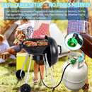 6 Feet for Weber Adapter Hose for Weber Travelev Grill, for Weber Traveler Grill Accessories for Weber Q 1000 for Weber Q Series, and for Weber Traveler Gas Go-Anywhere Grills Propane Adapter. by GreenHaven Gardens
