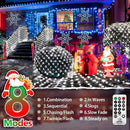 KNONEW Christmas Net Lights 360 LEDs 13ft x 9.8ft Outdoor Mesh Lights Connectable Waterproof 8 Modes & Timer Plug-in Net Fairy Lights for Bushes Garden Party Wedding Holiday,Cool White by GreenHaven Gardens