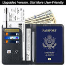 Passport Holder Cover Wallet Travel Essentials Leather Rfid Blocking Case Vacation Luggage Must Haves Travel Accessories for Men Women (116