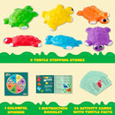 JOYIN Turtle Balance Stepping Stones, 6 Pcs Kids Turtle Jumping Stones Steps Stones Up to 265 Ibs, Toddler Obstacle Course Coordination Game Toys for Ages 3 Years and UP Indoor or Outdoor Play by TinyTreasures Baby Boutique
