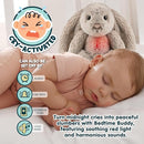 Gemma Joy Bedtime Baby Soothers for Sleep, Cry Activated Heartbeat Stuffed Animal for Baby, Newborn, Calming Light, Lullaby Music, White Noise, Shush and Mother’s Heartbeat - (Bunny, Rechargeable) by TinyTreasures Baby Boutique