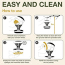 SWISSINNO No Mess Bird Feeder Davos Smart Birds - No Spill Bird Feeder for Outdoor - Mice & Rat Proof - Robust & Reliable for Hanging - Dual Food Chambers - Made in EU - Green by CozyNest Decor