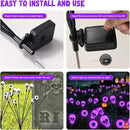 Solar Halloween Lights Outdoor, Scary Eyeball Lights, 4PACK 32LED, IP65 Waterproof, Decor for Garden/Yard/Patio/Lawn/Pathway (Purple) by CozyNest Decor