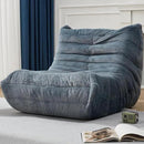 Bean Bag Chairs for Adults Giant Bean Bag Chair Memory Foam BeanBag Chair Big Bean Bag Sofa with Filler Faux Fur Fireside Beanbags Lazy Sofa for Living Room Bedroom Dorm Office (Bluegrey Plush) by CozyNest Decor