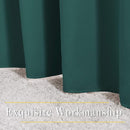 NICETOWN Hunter Green Blackout Bedroom Curtains 96 inches Long, Grommet Thermal Insulated Room Darkening Window Treatments Sound Reducing for Living Room, W46 x L96, 2 Panels by TinyTreasures Baby Boutique