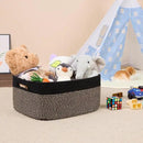 Large Storage Baskets for Shelves, Closet Organizers Bins for Clothes Blanket Towels, Baby Nursery, Toy Baskets Box, Woven Rope Baskets, 17 x 13 x 7.5”, 2 Packs Woven Brown by CozyNest Decor