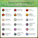 Created By Nature Hummingbird & Butterfly Wildflower Seed Mix, 18 Varieties, 60,000 Wildflower Seeds by GreenHaven Gardens