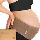 KeaBabies Maternity Belly Bands for Pregnant Women - Soft & Breathable Pregnancy Belly Support Band, Adjustable Maternity Belt for Back, Pelvic Support, Comfortable, Easy to Use (Warm Tan, M/L) by TinyTreasures Baby Boutique