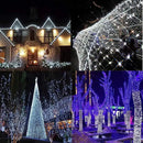 YIQU White Extra-Long 2-Pack Each 72ft 200 LED Solar String Lights Outdoor, Waterproof Green Wire 8 Lighting Modes Solar Christmas Lights for Garden Patio Tree Party Wedding Decorations (Cool White) by GreenHaven Gardens