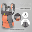 LÍLLÉbaby Complete All Seasons Six-Position 360° Ergonomic Baby and Child Carrier (Cool Coral) by TinyTreasures Baby Boutique