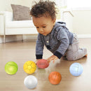 Baby Sensory Balls, Soft Rubber Balls for Toddlers 1-3, Montessori Sensory Bath Toys 6 to 12 Months, Kids Soccer Ball, Sport & Outdoors Baby Ball, 6 Rubber Soft Toys for Kids by TinyTreasures Baby Boutique
