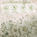 Green 2x6 Runner Rug for Hallways Bed Side Kitchen, Boho Washable Distressed Low-Pile Floor Entryway Long Bathroom Mat, Non-Slip Laundry Room Washstand Front Carpet Green 24x72 Inch by TinyTreasures Baby Boutique