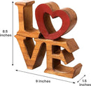 Decozen Gifts for Mom - Wooden Love Letters Sculpture - Mother's Day Birthday Gifts, Home, Office, Living Room, Shelf, Fireplace, Farmhouse, Tabletop, Boho and Mantle Decor - Mothers Day Decorations by CozyNest Decor