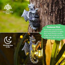 Solar Garden Decor Dragon Tree Hugger - 9.3 Inch Garden Statues Lawn Ornaments for Outside Balcony Yard Whimsical Art Outdoor,Mothers Day Gifts for Mom Grandma Women by GreenHaven Gardens