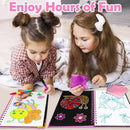 FUNNYB&G Foil Art Craft Activity for Kids - Gift for Girls Crafts Kits for Kids Fun Art Supplies DIY Creative Travel Toys, Birthday Gift Party Favor Toys for Girls Boys 4 5 6 7 8 9 Years Old(Insects) by TinyTreasures Baby Boutique