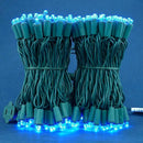 200 Count Blue Wide Angle LED Christmas Lights, 66 ft Green Wire UL Certified Commercial Grade 5mm Holiday String Light Set (Blue) by CozyNest Decor