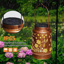 Solar Lanterns Outdoor Waterproof Hummingbird Garden Decor Birthday Gifts for Women Mom Grandma Hanging Solar Lights Metal Solar Decoration Outside for Yard, Patio, Backyard, Porch by GreenHaven Gardens