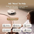 Mova P10 Pro Ultra Robot Vacuum and Mop 13,000Pa Suction, 140°F Hot Water Auto Mop Washing & Drying, Dual Spinning Extenable Mop,10.5mm Lifting for Carpet, 360°Obstacle Avoidance, App Control by CozyNest Decor