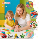 ARTPAR Air-Dry Clay Kit for Kids,12 Marine Animals‌ Modeling Magic Clay Sculpting Tools Set,Non-Toxic, Ultra-Light,Creative DIY School Arts & Crafts Gifts for Boys & Girls Ages 3-12 by TinyTreasures Baby Boutique
