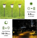 Outside Lights for Yard 6 Pack, Super Bright Solar Pathway Lights Outdoor Waterproof,Up to 14 Hrs Auto On/Off Solar Garden Lights, Solar Powered Landscape Lighting for Path Yard Garden Walkway by GreenHaven Gardens