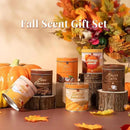 Set of 6 Fall Scented Candles 9 oz Aromatherapy Non Toxic Soy Wax Birthday Candles for Halloween Christmas Easter, Birthday Gifts for Women Men Back to School Gifts for Students, 6 Warmful Scents by CozyNest Decor