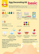 METMA 1999 Egg Decorating Kit Basic - Complete Decorative Eggs Set with Dye Tablets, Stickers, Egg Spinner, and More - Fun Easter Egg Dye Kit Arts and Crafts for Kids by TinyTreasures Baby Boutique