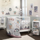 Lambs & Ivy Star Wars The Child Baby Yoda Nursery 3-Piece Baby Crib Bedding Set by TinyTreasures Baby Boutique