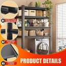 Laundry Shelf,5 Tier Over Washer and Dryer Storage Shelves,Adjustable Easy to Install,Space Saver Laundry Shelf Organizer,Utility Shelves for Balcony (with fence-78 H*18" D*47.24" W) by CozyNest Decor
