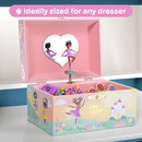 Jewelkeeper Jewelry Box for Girls - Black Ballerina Doll & Music Box - Swan Lake Tune - Jewelry Organizer - 6x5x4-Inch by TinyTreasures Baby Boutique